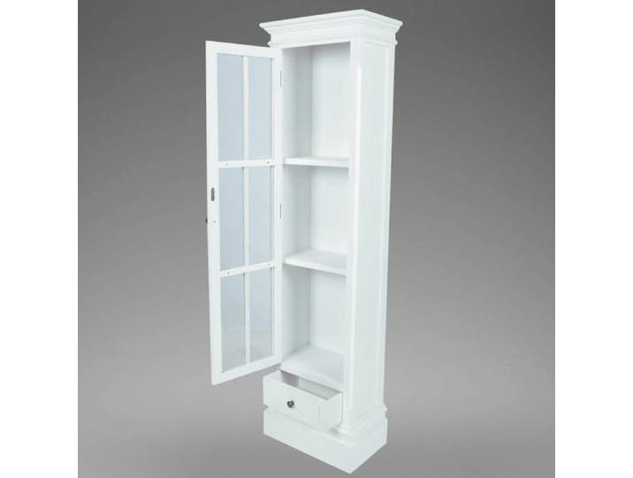 MEUBLE DE SEJOUR Blanc - MODE Meuble de bibliothèque avec 3 étagères - Blanc Bois Nettoyer facile_09_3023
