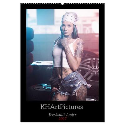 Werkstatt-Ladys (Wandkalender 2027 DIN A2 hoch), CALVENDO Monatskalender