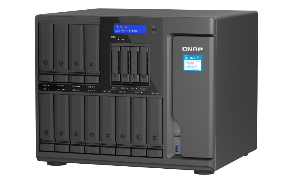 QNAP Systems QNAP TurboStation TS-1655-8G 16 Einschübe NAS-Server Leergehäuse (TS-1655-8G)