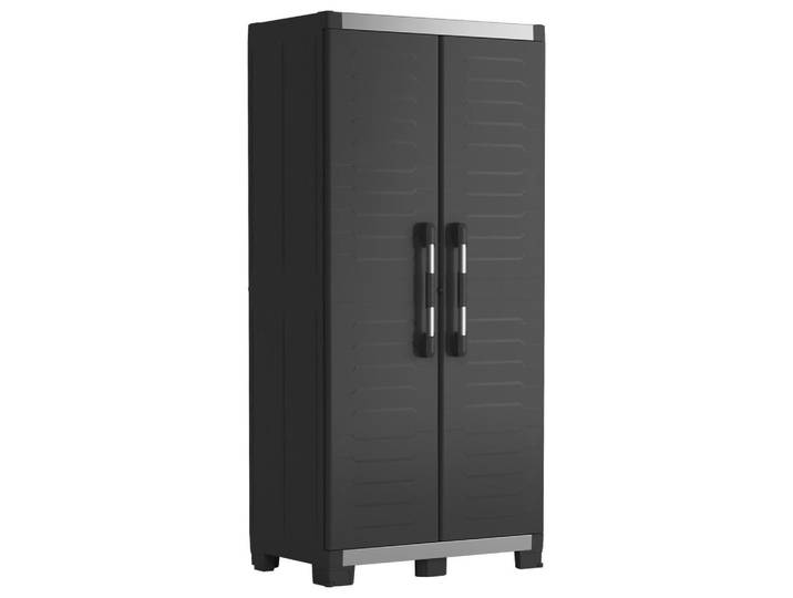 Werkzeugschrank E-COM XL Garage B:54cm Schwarz/Silber