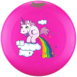 eurodisc Wurfscheibe Ultimate Unicorn, Wettkampfscheibe, 175g, pink mit Motiv, Ø 27,5cm