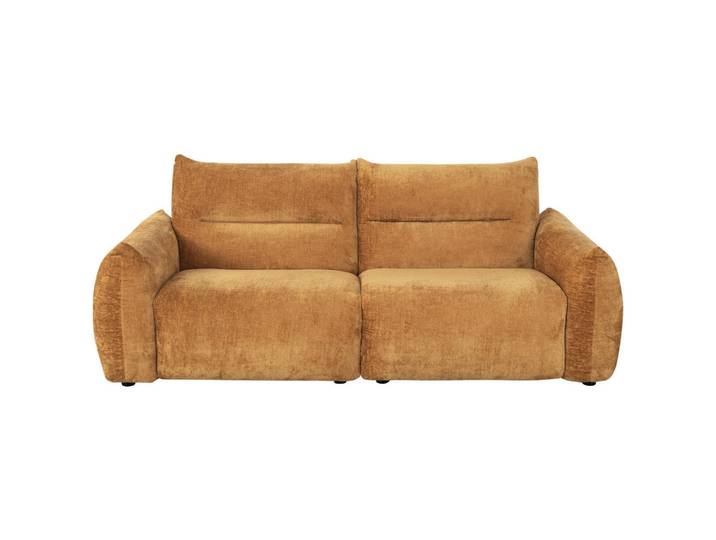 Mid.you 2-Sitzer-Sofa, Gold, Kunststoff, 216x89x92 cm, Wohnzimmer, Sofas & Couches, Sofas, 2-Sitzer Sofas