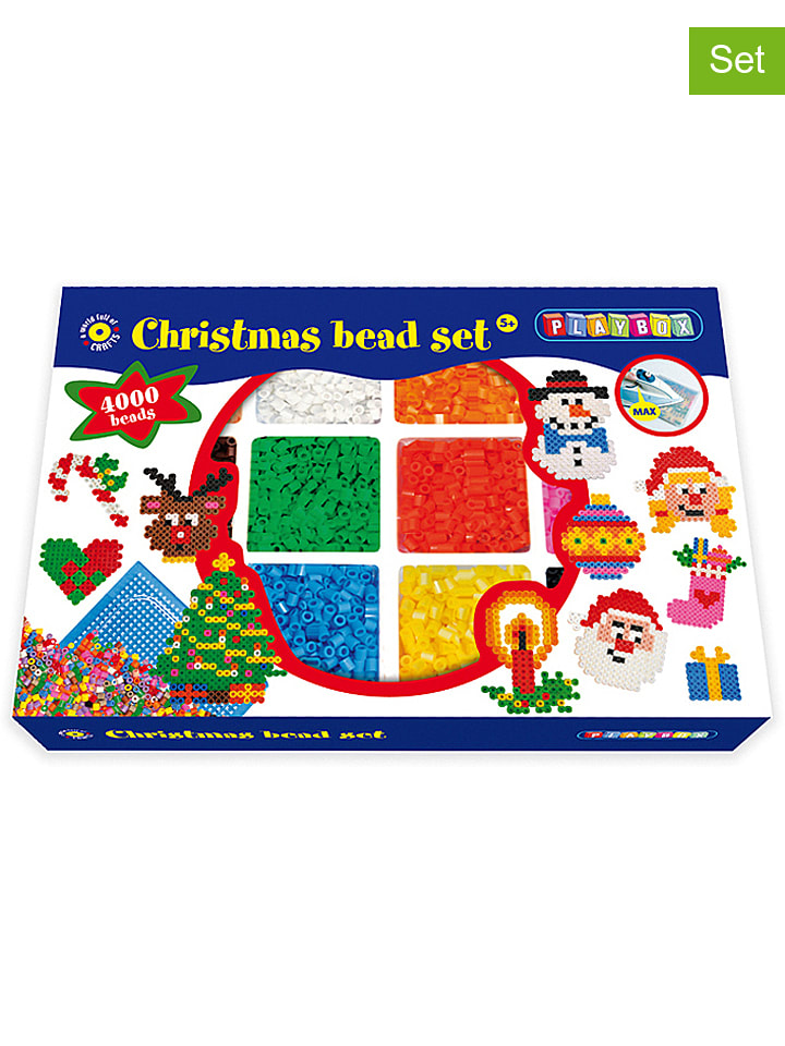 Playbox 4.000tlg. Bügelperlenset "Weihnachten"- ab 5 Jahren - onesize