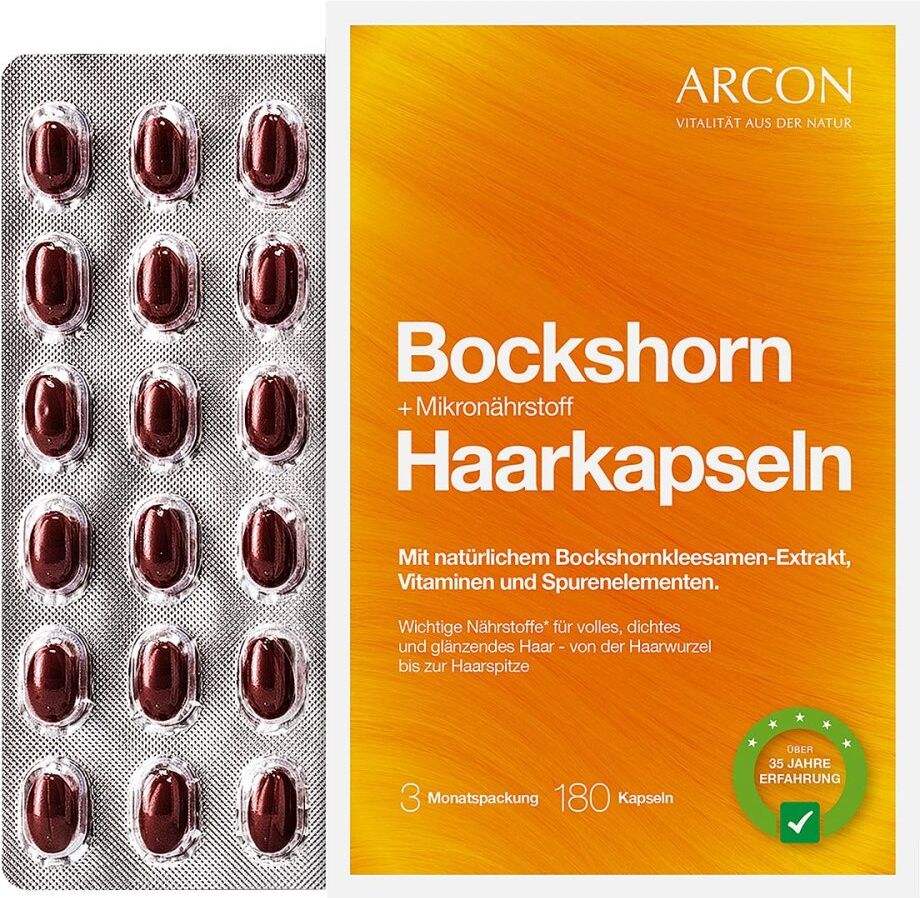 Arcon Bockshorn + Mikronährstoff Haarkapseln Tisane p 180stk