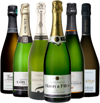 Vinatis Weinpaket - Champagner unter 30€ - 6 Fl. - 4.5L