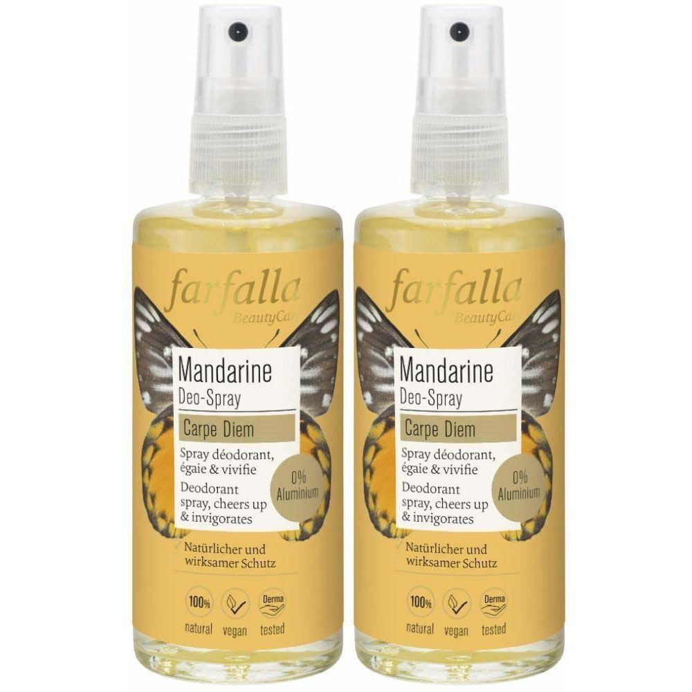 Farfalla Deo-Spray Mandarine 100 ml x2 2x100 Deospray