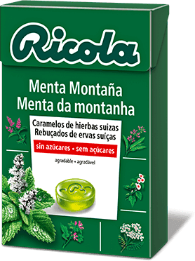 Ricola Caramelo Menta Montaña Caja Sin Azúcar