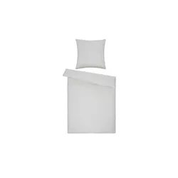 como Satin Bettwäsche  Satin Piping ¦ weiß ¦ Maße (cm): B: 135