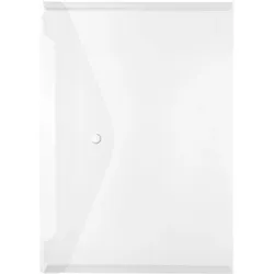 herlitz Dokumententasche A4 PP transparent Packung mit 60 Stück
