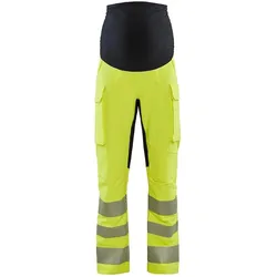 Blakläder, Arbeitshose, Blaklader High Vis Zwangerschapsbroek met 4-weg stretch 7100-1642 - High Vis Geel/Zwart - S (S)