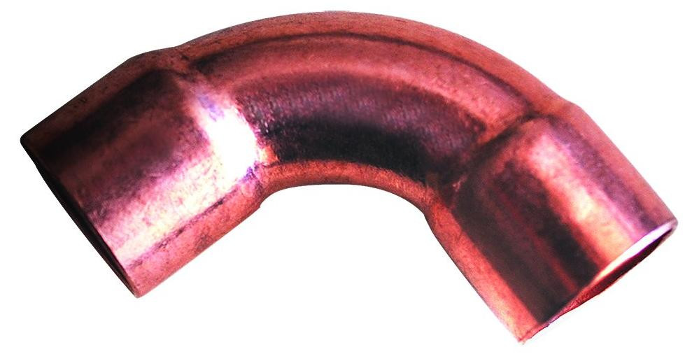 Solidchoice Lötfitting hoekstuk koper 90 graden met binnendraad Ø 12 mm