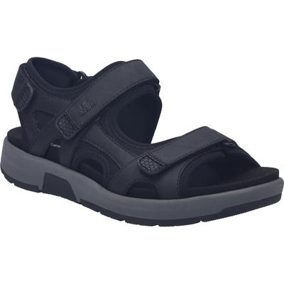 Sandale JOSEF SEIBEL "Emeric 06, schwarz", Herren, Gr. 40, schwarz, Obermaterial: 100% Rindsleder Leather cow., Schuhe Sandale