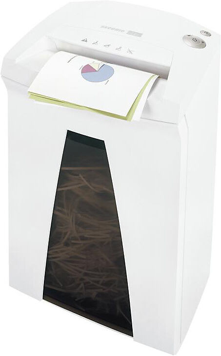 Aktenvernichter SECURIO B24, Auffangvolumen 34 l, mit Öler, Partikel, 4 Blatt HSM