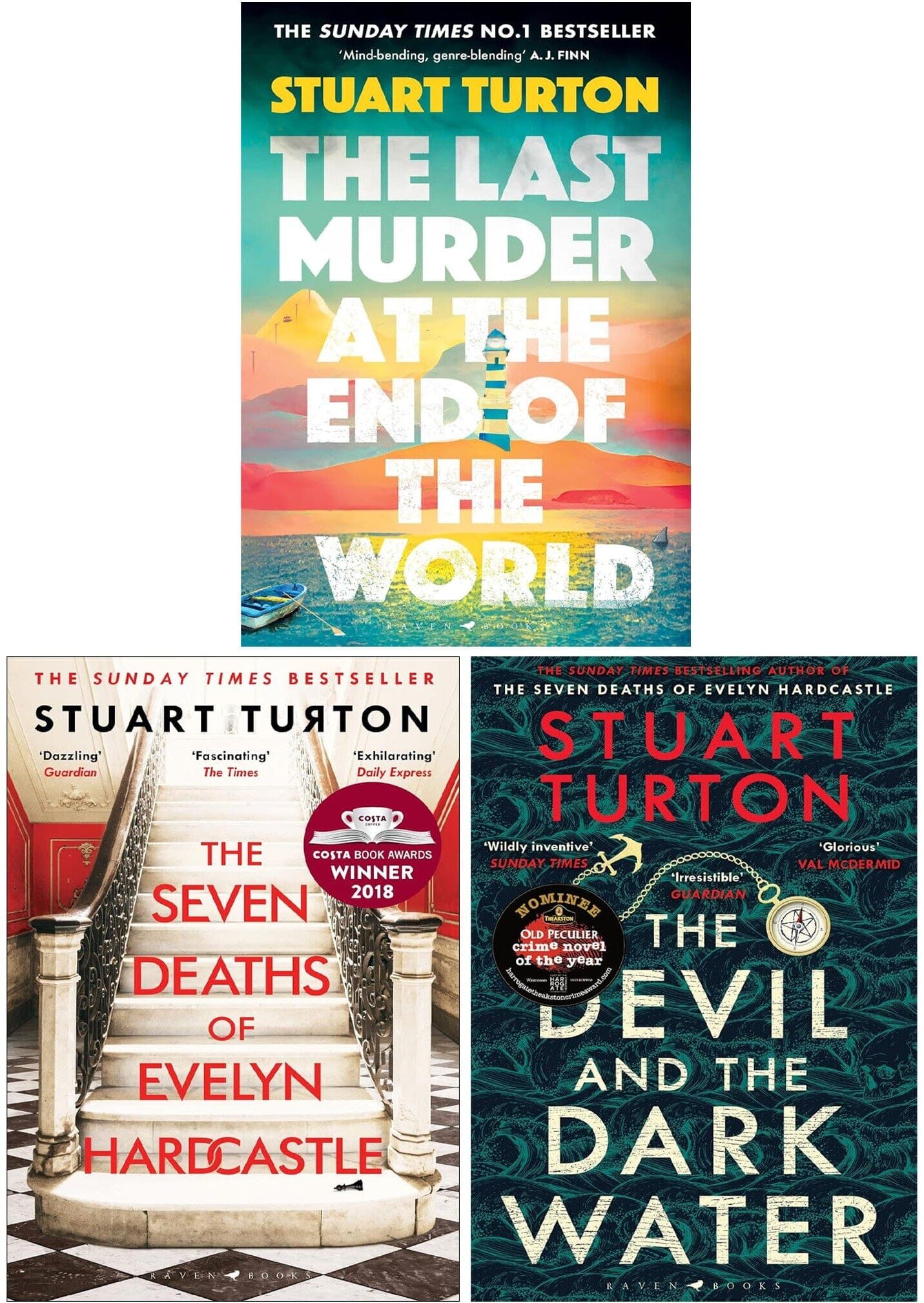 Stuart Turton Thriller Collection 3 Books Set - Fiction - Paperback Bloomsbury Publishing