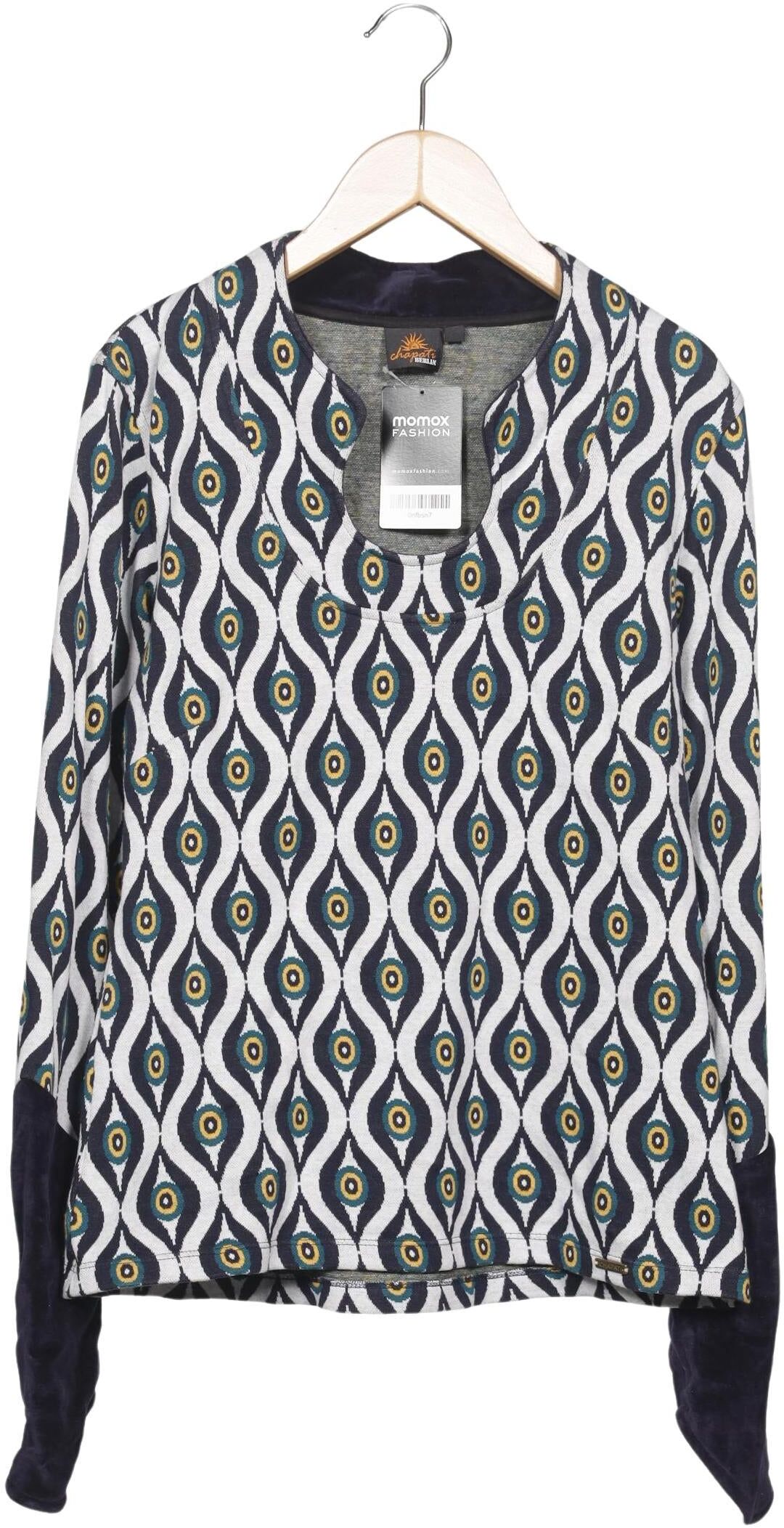 Chapati Berlin Damen Pullover, Mehrfarbig, Gr. L, Baumwolle - Second Hand