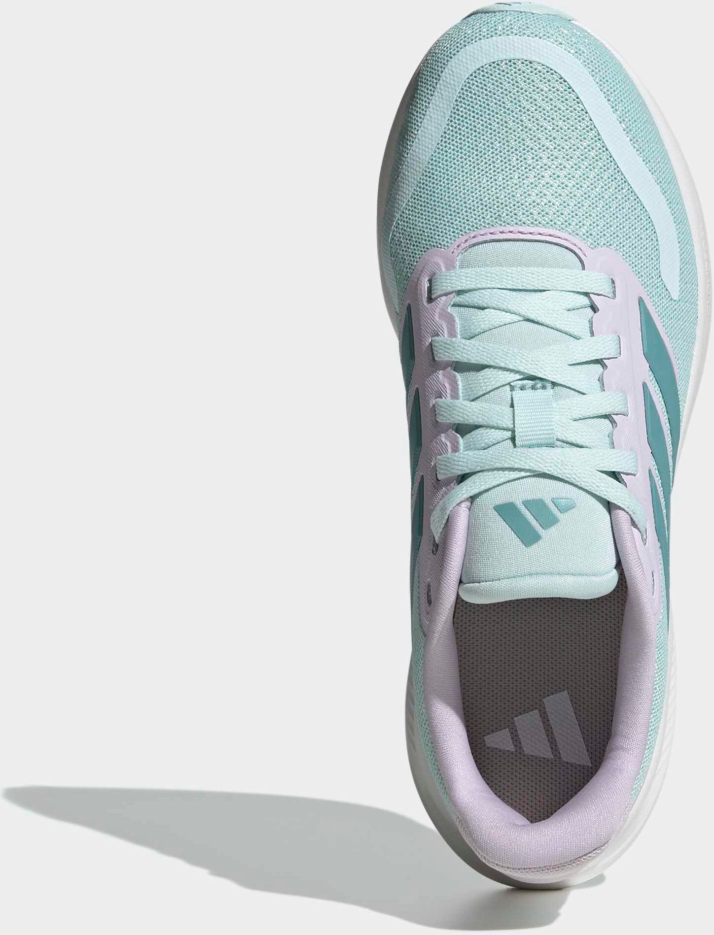 Laufschuh ADIDAS SPORTSWEAR "RUNFALCON 5", Mädchen, Gr. 40, halo mint, mint ton, ice lavender, Synthetik, Textil, Schuhe Laufschuh, pour enfants halo mint, mint ton, ice lavender 40
