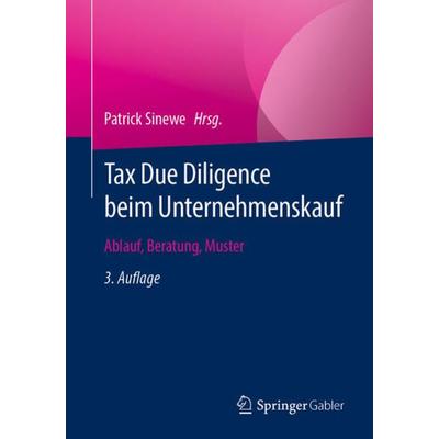 Tax Due Diligence beim Unternehmenskauf, Taschenbuch von , Springer Fachmedien Wiesbaden GmbH, 978-3-658-38818-8
