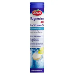 ABTEI Magnesium 400 Plus Vitamin C+E Brausetabl. 81 g