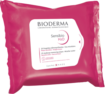 Bioderma Sensibio H2O Lingettes Démaquillantes 25 un