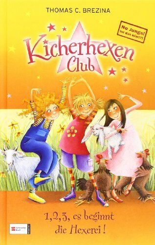 Brezina, Thomas C. - No Jungs! Kicherhexen-Club, Band 01: 1, 2, 3, es beginnt die Hexerei! - Preis vom 11.10.2026 03:10:56 h