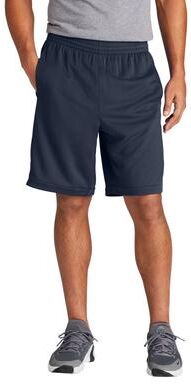 Sport-Tek ST575 PosiCharge Position Short with Pockets in True Navy Blue size 4XL   Polyester