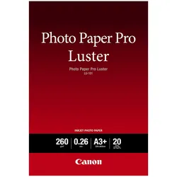 Canon LU-101 Luster Fotopapier Pro A3+ 329x423mm 260 g/m2 - 20 Blatt