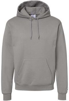 Champion S700 Powerblend Hooded Sweatshirt in Stone Grey size Small   Cotton Polyester