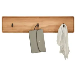 G+K Garderobenpaneel Stockholm Holz Braun Wildeiche