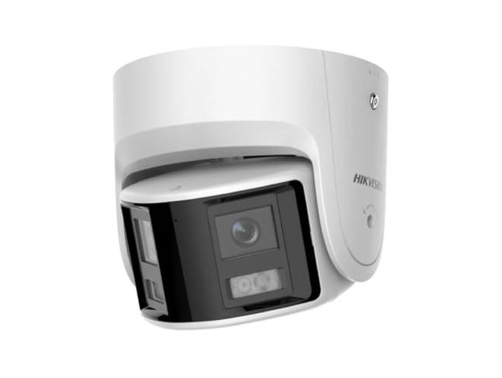 Hikvision DS-2CD2346G2P-ISU/SL(2,8 mm) (C) Turret bewakingscamera met 4 megapixels, tot 30 m verlichting, professionele bewakingscamera, Acusense camera met vals alarmfilter