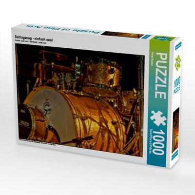 CALVENDO Puzzle Schlagzeug - einfach cool | 1000 Teile Lege-Größe 64x48cm Foto-Puzzle für glückliche Stunden