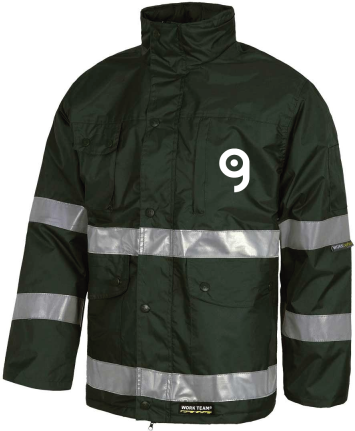 Parka Oxford Imbottita Impermeabile Riflettente Personalizzate o neutre Workteam