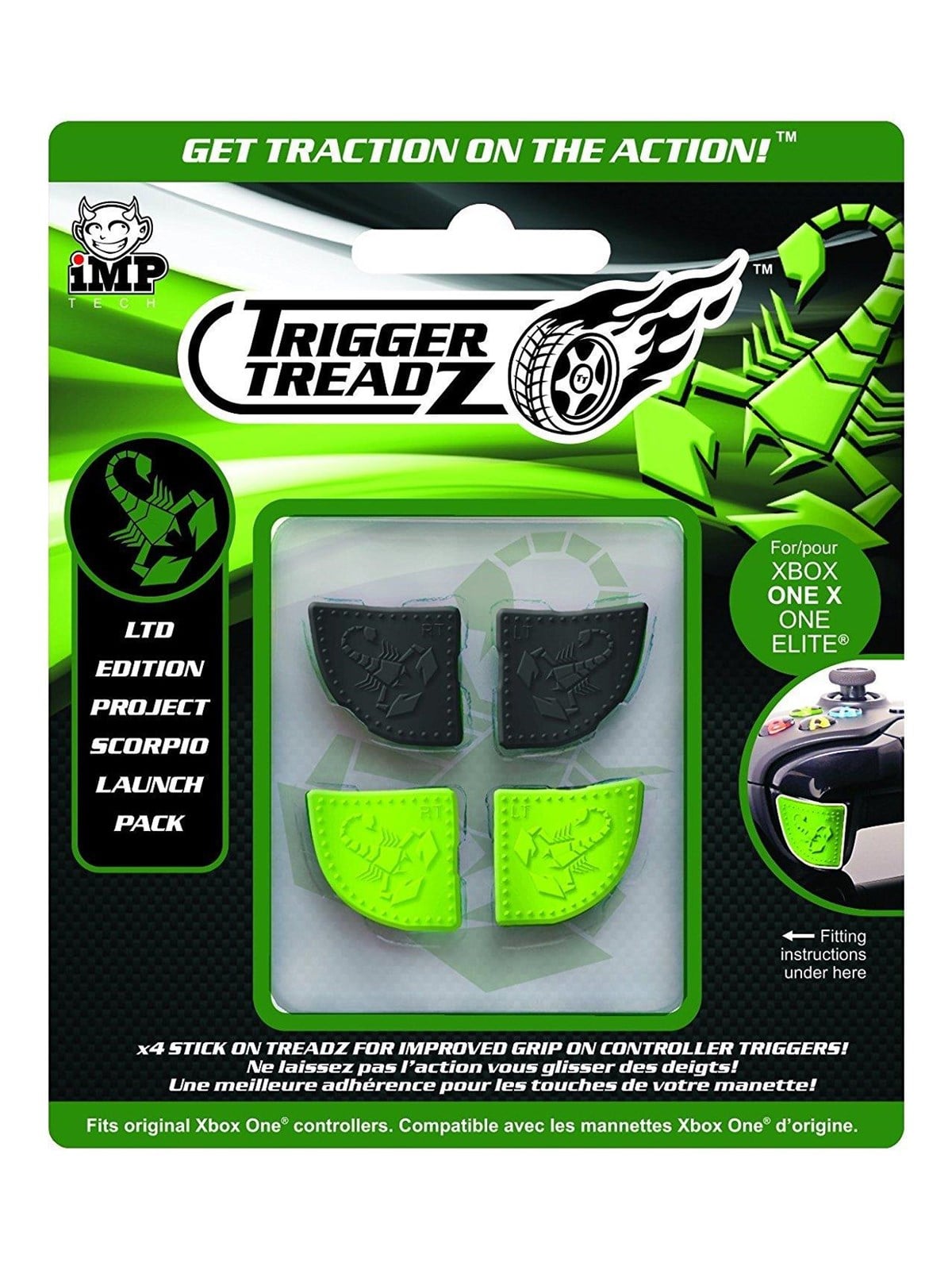 iMP TECH Trigger Treadz: Project Scorpio Limited Edition 4-Pack - Miscellaneous Zubehör für Spielkonsole - Microsoft Xbox One