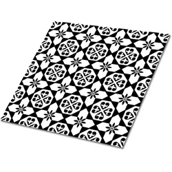 FLIESENAUFKLEBER 9 Stück 30x30 cm selbstklebend Spanisches Muster