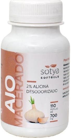 Sotya Ajo Macerado 700 mg 110 Perlas