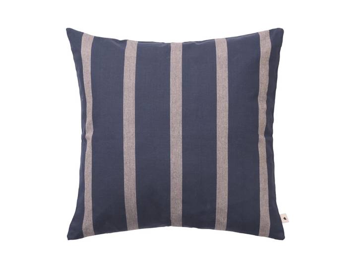 Ferm Living Taie Strand outdoor 50x50 cm Indigo blue-parchme