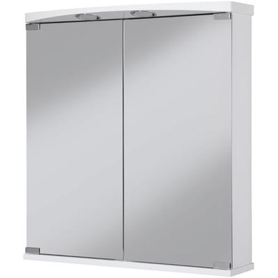 Spiegelschrank JOKEY "Ampado 60", weiß, B:60cm H:65,9cm T:21cm, MDF, Schränke, Spiegelschrank, 60 x 65,9 x 21 cm