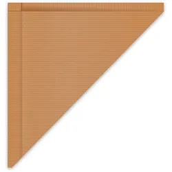 1000x Spitztüten 19x19cm Kraftpapier braun gefädelt geeignet für 125g