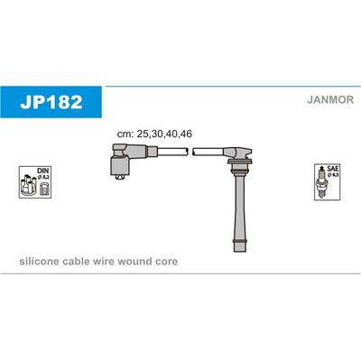 JANMOR Zündleitungssatz jp182 für KIA
