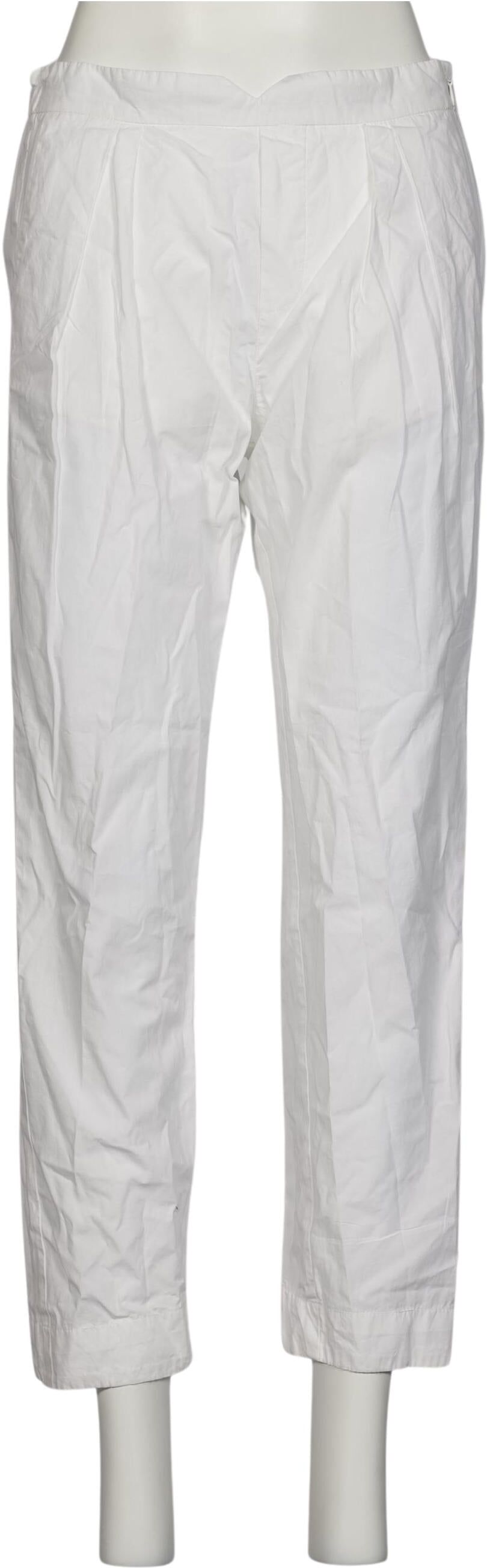 Suite 13 LAB Damen Stoffhose, Weiß, Gr. S, Baumwolle - Second Hand