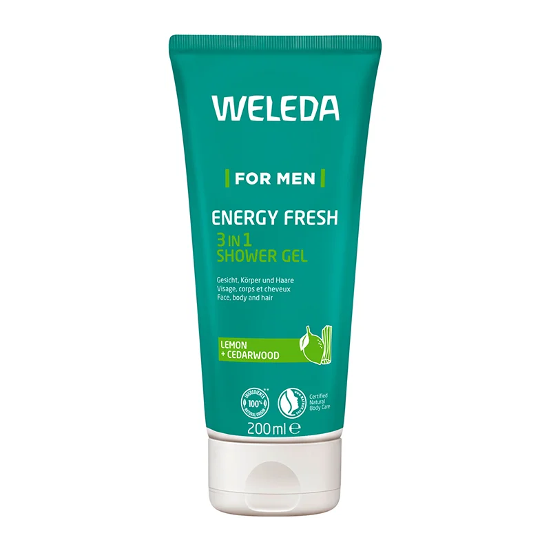 Weleda For Men Energy Fresh 3in1 Shower Gel, 200ml 005749X9