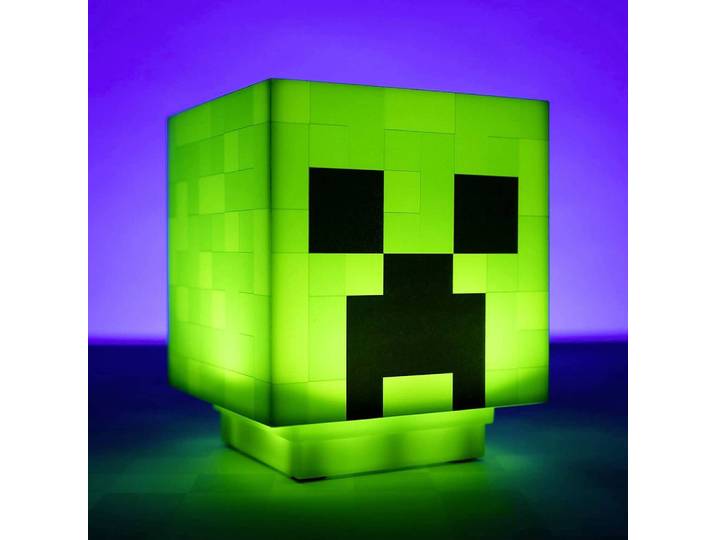 Lampe Creeper Craft Verte 11 Cm Plastique Biodégradable
