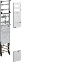 Hager ZH5EL22 Komplettfeld, univers Z, 2 Zählerplätze, BKE-I, H=1350mm, 1-feldig