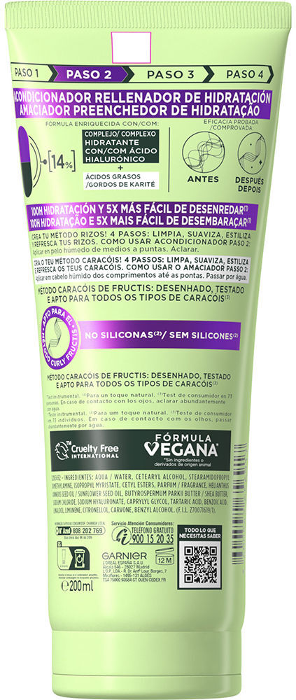 Garnier Méthode Fructis Curl NO. 2 après-shampooing 200 ml