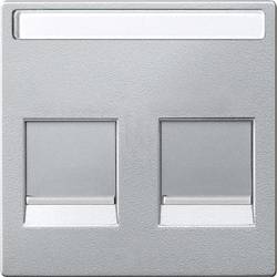 Merten Abdeckung RJ45-Datendose System M Aluminium MEG4564-0460 1 St.