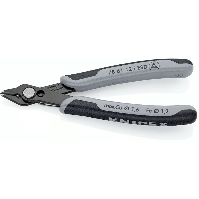 Knipex Electronic Super Knips ESD, 78 61 125 ESD (mit Öffnungsfeder)