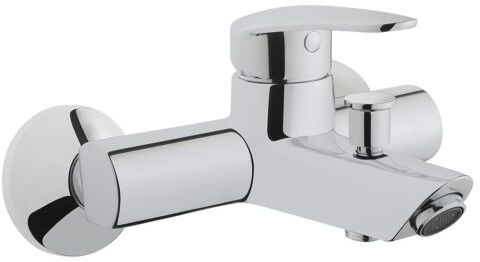 Vitra Dynamik S Wannen-/Brause-Armatur A40953EKM chrom, Ausladung 169mm, Wandmontage