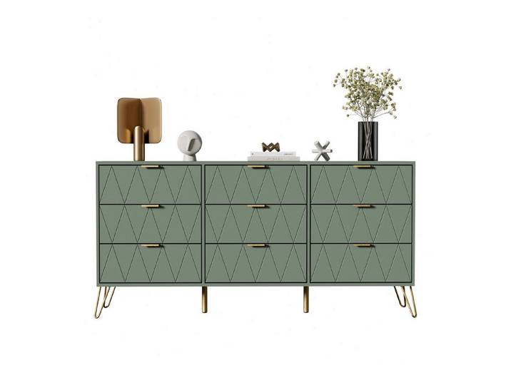 UEV Kommode modern Sideboard schmal Mehrzweckschrank für Kleidung Dokumente (Packung)