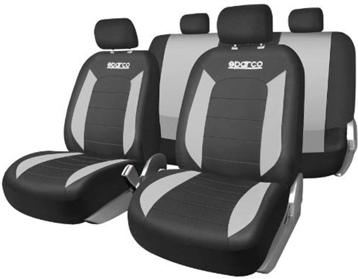 Capas dos bancos Sparco V-Line cinzentas