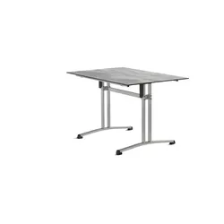Sieger Gastro-Tisch Polytec Platte   , grau , Maße (cm): B: 120 H: 73