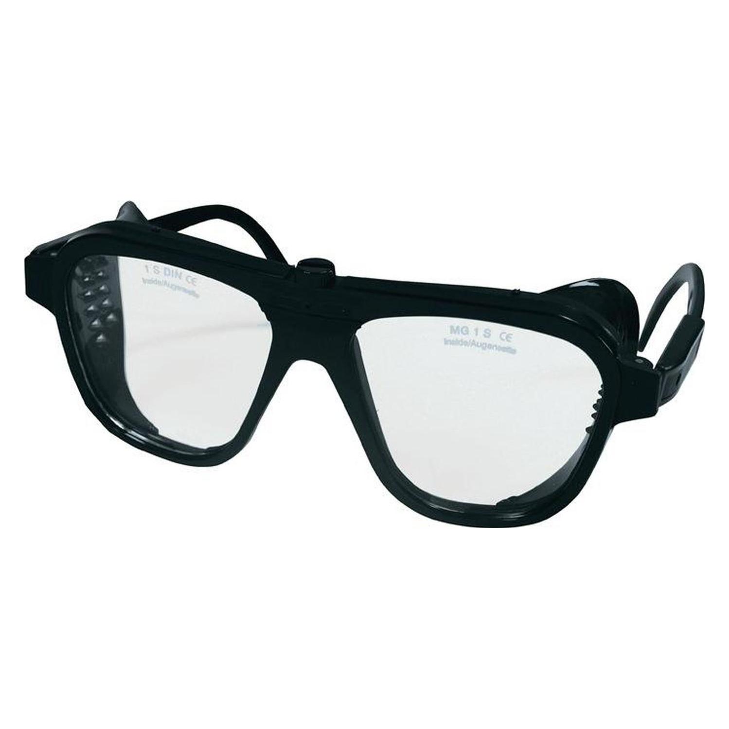 Schmerler Schutzbrille EN 166 Bügel schwarz,Scheibe klar Nylon,Glas (187222006)